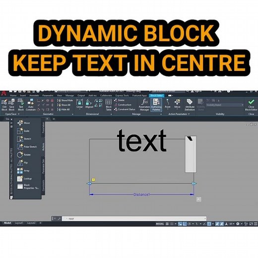 DYNAMIC BLOCK KEEP TEXT IN CENTRE