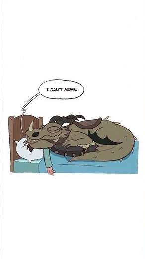 😱When your pet falls asleep on you (SVTFOE Comic)