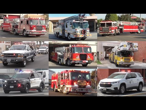 Fire Trucks Police & EMS Responding Compilation 2026 #1: December 2025 Recordings