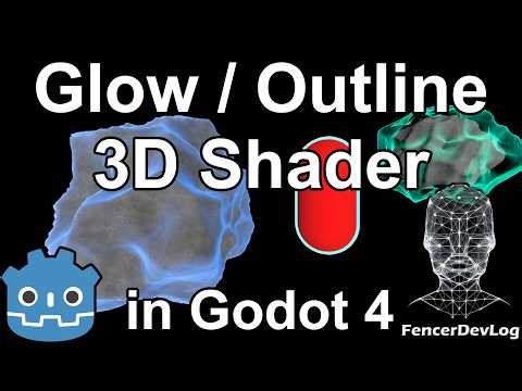 Godot 4: Glow/Outline Shader in 3D (tutorial)