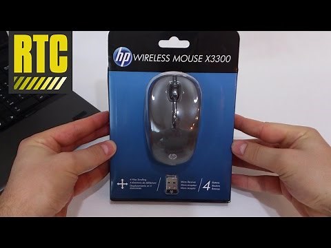 Wireless mouse HP X3300 - long range optical mouse for laptop and PC