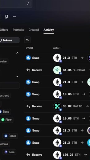 New on OpenSea: Profile Token Activity