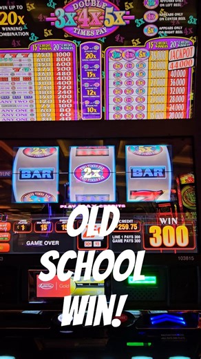 💰 $56 WIN on Classic Old School Slot! 😱 Small Bet, Nice Hit! #shorts #lasvegas #gaming