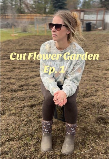 Rototilling, bison manure, and irrigation! First steps to my cut flower garden 😁👏🏻 #cutflowergarden #growingflowers #rototilling #springyardwork #fypシ