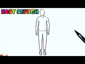 How To Draw A Full Body | Dad Drawing | Father Drawing Easy | How To Draw A Father
