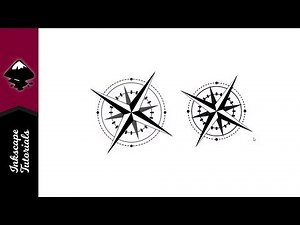 Inkscape Tutorial: Create a Compass Vector(Episode #6) @ Ardent Designs