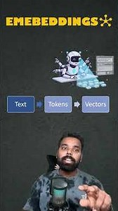 What is Embedding in AI? | Explained in 1 Minute #ai #machinelearning #gemini #explained