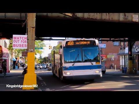 MTA New York City Bus: 2009 Orion VII NG Hybrid 4587 on the Q58 Bus Near the Fresh Pond Depot.