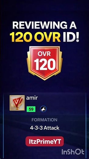 Rating a 120 ovr id 💀✅ #5 l ItsPrimeFc l FCmobile l Football l