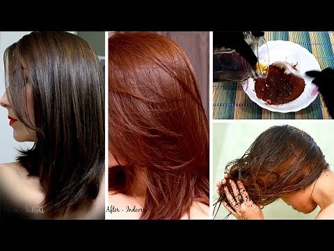 Natural BROWN Hair Dye 100% Homemade with Simple Ingredients Urdu Hindi