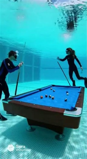 Underwater pool in a pool!