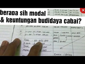 ANALISA MODAL DAN KEUNTUNGAN BUDIDAYA CMK AKAR. 2020.
