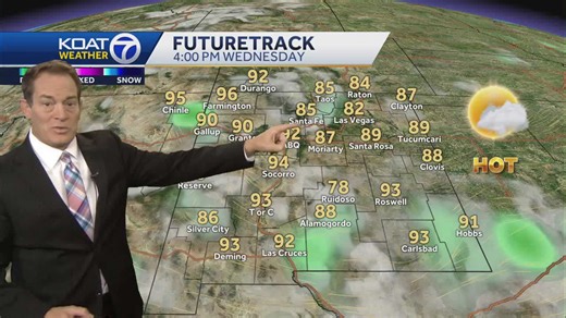 Increased storm coverage today, focus shifts to the northwest