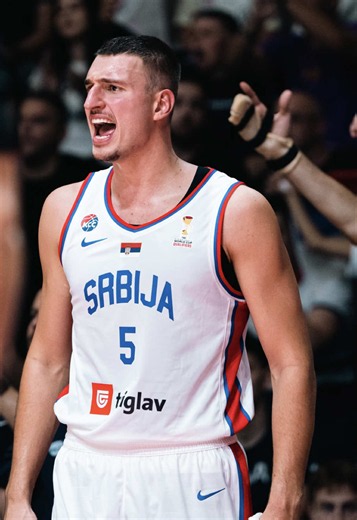 NIKOLA JOVIC FIRING ON ALL CYLINDERS ❤️‍🔥🇷🇸 32 PTS and 3 BLK on 7/9 3FG 🤯 #FIBAWC #fiba #basketball #serbia #nikolajovic @NBA