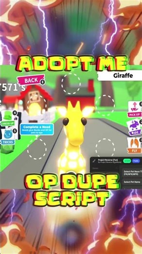 ADOPT ME 🌒 | PET DUPLICATOR | Script 2025 🐬 | Script 📍 Comment🌠 #adoptme #scripting #dupe #roblox