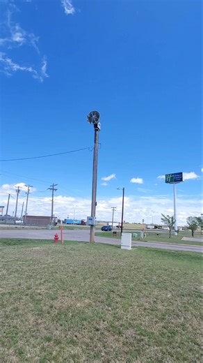 ASC T-128 Siren Tour in El Reno, Oklahoma #alarm #siren #tornadosiren #shorts