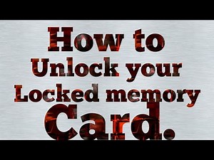how to unlock memory card password with cmd