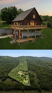 Escape to your own private 14-acre retreat in Pleasant Shade, TN. This cozy 3-bed, 2-bath log home offers open-concept living, hardwood floors, a main-level primary suite, and a full basement. Enjoy morning coffee on the front porch or unwind on the spacious back deck surrounded by rolling hills and wildlife. Just minutes from town, but feels like a world away. $369,900 32 Morris Ln, Pleasant Shade, TN 37145 #TennesseeRealEstate #PleasantShadeTN #LogHomeLiving #CountryHome #PrivateAcreage #RealE