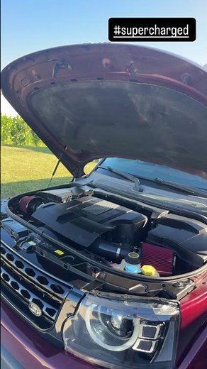 2016 LR4 Cold-air intake pipe/filters SCV6. #supercharged #landrover