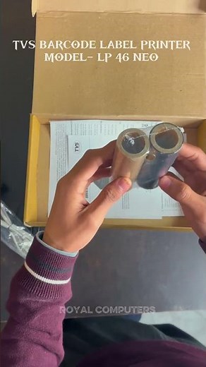 Type - Barcode Lable Printer Model - LP 46 NEO UNBOXING | #royalcomputers #unboxing #shorts #viral