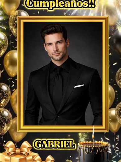 Tarjeta de feliz cumpleaños con tu foto - felicitaciones personalizadas