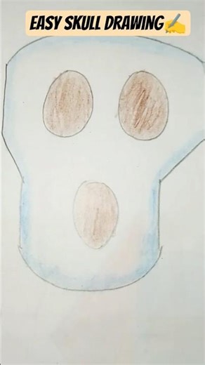 skull💀Drawing skull💀drawing painting🎨#Shortfeed #shorts #shortsviral #skulldrawing #Art #Trending