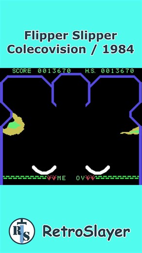 Dive into retro fun with Flipper Slipper on ColecoVision! Fast flipper action, tricky angles, and high-score thrills. Flip out and chase that top score! #FlipperSlipper #ColecoVision #RetroGaming