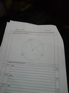 Mathematics Assignment8ANW/ May 20254.2In the diagram below,... | Filo