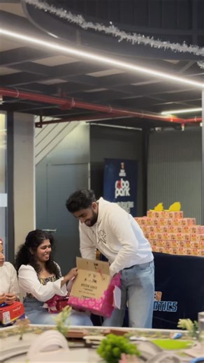 Oru christmas friend aparatha⭐ #inkerrobotics #lifeatinker #christmas | Inker Robotics