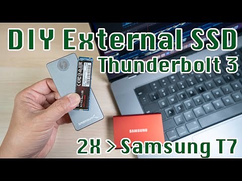 DIY Sabrent Thunderbolt 3 External Drive | 2X Faster than Samsung T7
