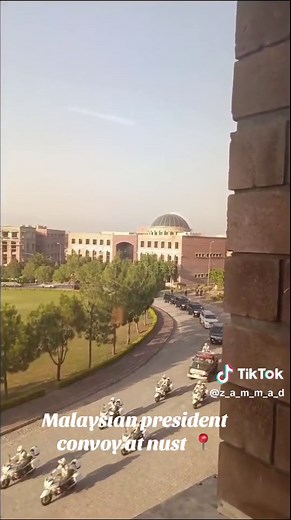 Malaysian President Convoy at NUST University