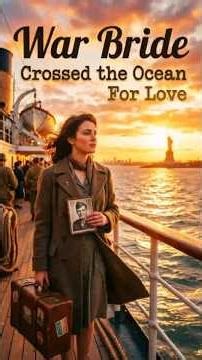 She Married a Soldier… Then Crossed the Ocean Alone | The Untold War Bride Story