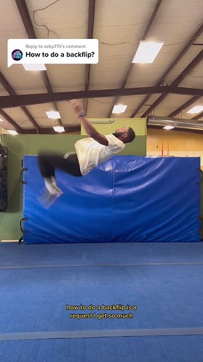 Replying to @seby77ll how to do a backflip!