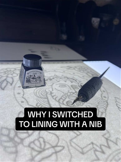 Why I Switched to Using a Nib for Tattoo Flash