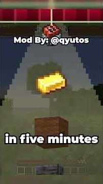 Minecraft but I have five minutes to speedrun a minecart with chest #minecraftshorts #shorts