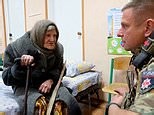 98 year old woman who escaped Russian-occupied territory in slippers gets found