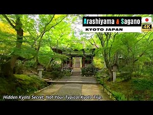 Arashiyama & Sagano Kyoto Travel Guide 🇯🇵 | Bamboo Grove, Hidden Temples & Scenic Streets.