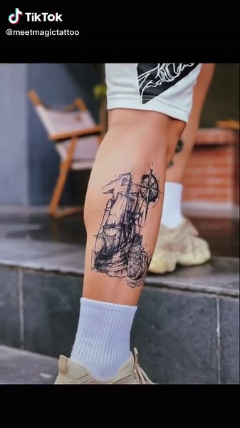 Revealing a Ship and Compass Tattoo Journey