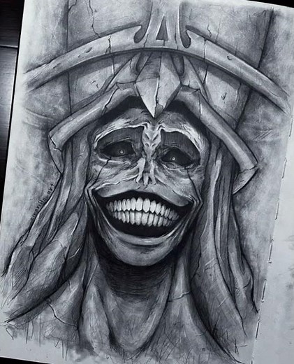 Extreme Dark Art Sketches | Horror Face Drawing Compilation | Realistic Pencil Art