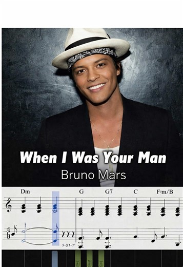 Bruno Mars - When I Was Your Man Piano Tutorial