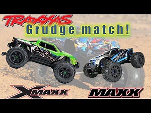 Traxxas X-Maxx vs Maxx V2? What is faster? We raced them!