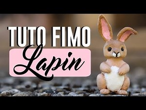 • [TUTO FIMO] Lapin miniature / Miniature Rabbit Polymer Clay tutorial •