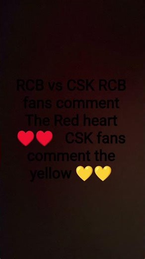 RCB vs CSK maths