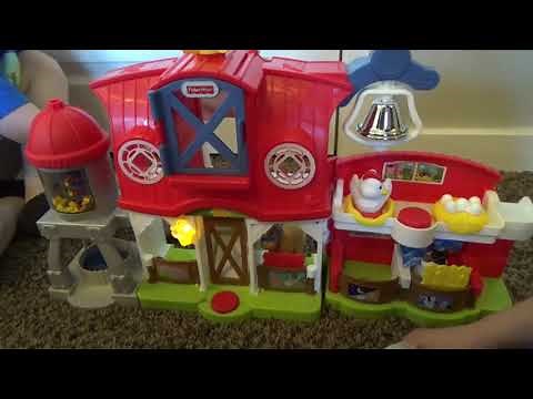 Fisher Price Little People Caring for Animals Farm Set Toy Review - Hide and Seek with Animals