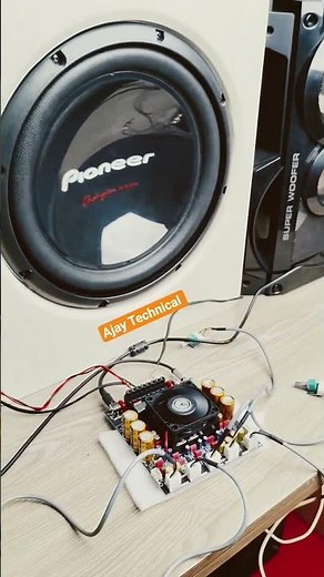 Pioneer Subwoofer 🔥 Class-D Amplifier Live Bass Test | DIY Audio Testing | #amplifiers #pioneeraudio