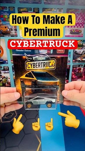 How To Make A Premium Cybertruck #hotwheels #diecast #customdiecast