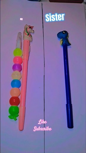My vs my Sister Stationery item🩵💖#stationarycollection​​ #cutestationery​​#stationery​​#shorts​