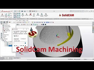 SolidCam Machining : hemispherical internal machining
