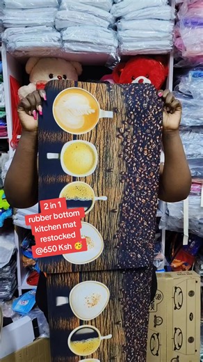 2 in 1 Rubber Bottom Kitchen Mat Restocked