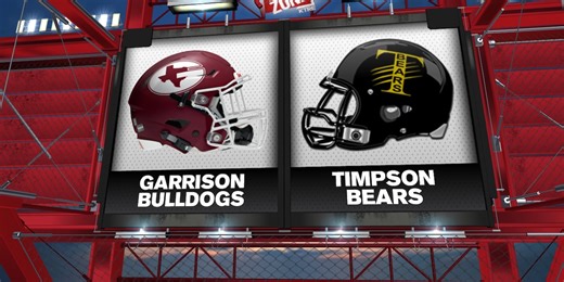Timpson looks for 8th straight win over Garrison in Red Zone Game of the Week